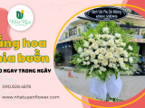 Dịch vụ đặt lẵng hoa chia buồn tự chọn, giao ngay trong ngày