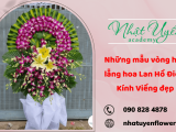Những mẫu vòng hoa, lẵng hoa Lan Hồ Điệp Kính Viếng đẹp, giao hoa nhanh tại Thủ Đức