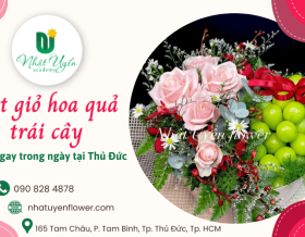 Đặt giỏ hoa quả trái cây giao ngay trong ngày tại Thủ Đức cùng Nhật Uyển Flower