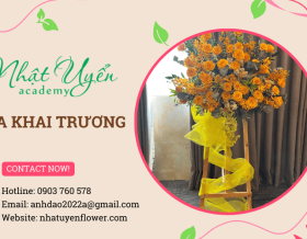 Giới thiệu các mẫu lẵng hoa mừng khai trương được ưa chuộng tại Nhật Uyển Flower