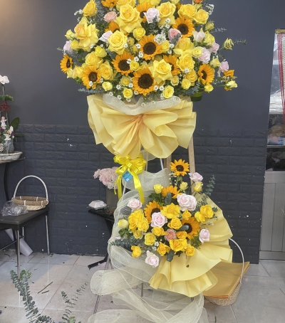 Kệ Hoa Tươi Chúc Mừng KHT-0005