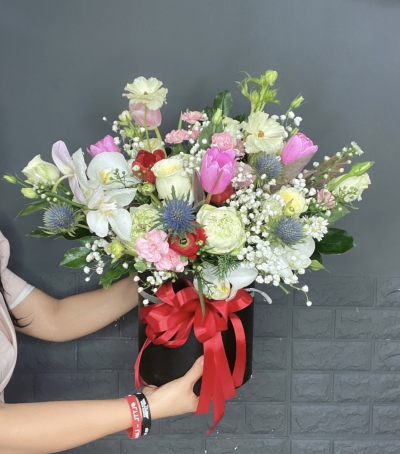  Giỏ Hoa Chúc Mừng HCM-0010