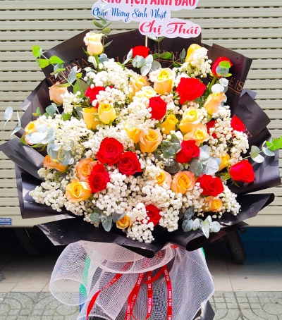 Bó Hoa Tươi - Hoa Chúc Mừng Sinh Nhật HSN-1217