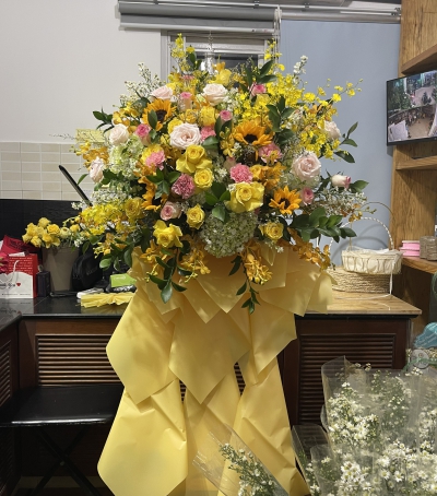 Kệ Hoa Tươi Chúc Mừng KHT-0006