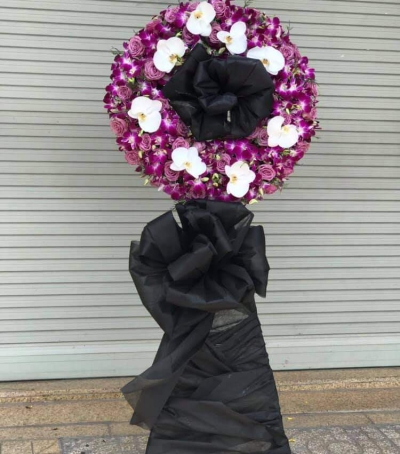 Hoa Tươi Chia Buồn - Kệ Hoa Đẹp HCB-0110