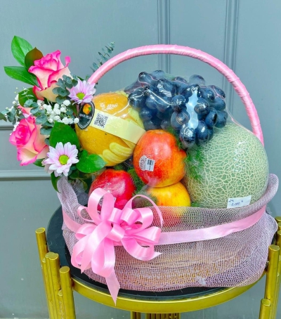 Giỏ Hoa Quả Trái Cây - Giỏ Quà Xinh HX-0009