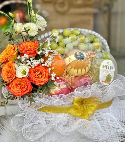 Giỏ Hoa Quả Trái Cây - Giỏ Quà Xinh HX-0011