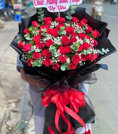 Bó Hoa Tươi - Hoa Chúc Mừng Sinh Nhật HSN-0002