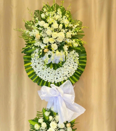 Hoa Tươi Chia Buồn - Kệ Hoa Đẹp HCB-0011