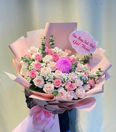 Bó Hoa Tươi - Hoa Chúc Mừng Sinh Nhật HSN-0201