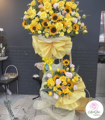 Kệ Hoa Tươi Chúc Mừng KHT-0005