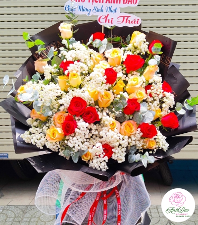 Bó Hoa Tươi - Hoa Chúc Mừng Sinh Nhật HSN-1217