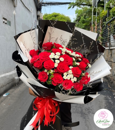 Bó Hoa Hồng Tình Yêu - Bó Hoa Tươi HTY-0128