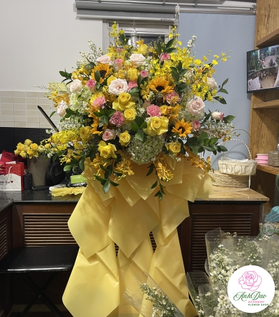 Kệ Hoa Tươi Chúc Mừng KHT-0006