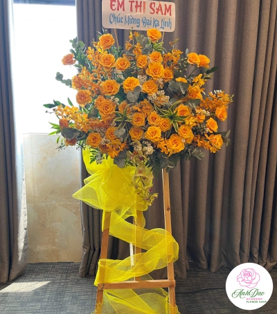 Kệ Hoa Tươi Chúc Mừng KHT-0007