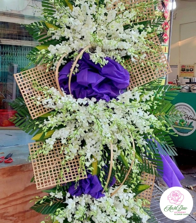 Hoa Tươi Chia Buồn - Kệ Hoa Đẹp HCB-0006