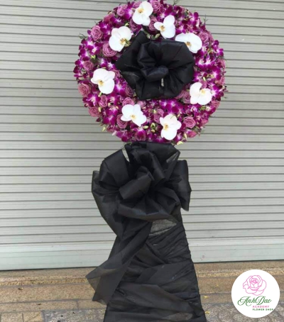 Hoa Tươi Chia Buồn - Kệ Hoa Đẹp HCB-0110