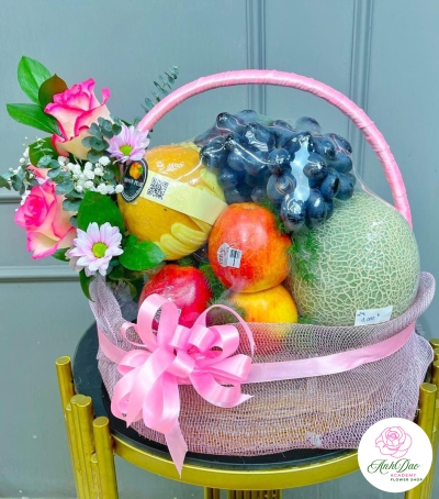 Giỏ Hoa Quả Trái Cây - Giỏ Quà Xinh HX-0009
