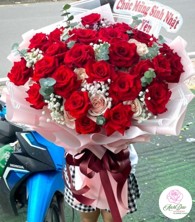 Bó Hoa Tươi - Hoa Chúc Mừng Sinh Nhật HSN-0003