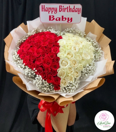 Bó Hoa Hồng Tình Yêu - Bó Hoa Tươi HTY-0022