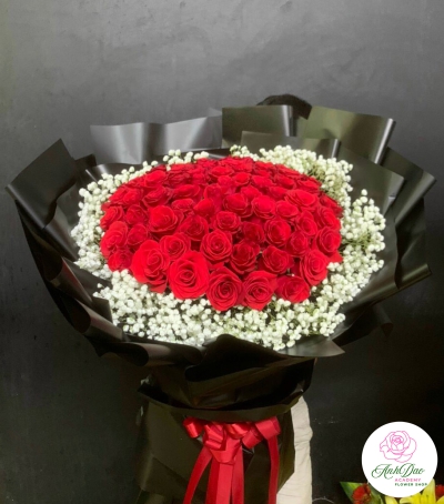 Bó Hoa Hồng Tình Yêu - Bó Hoa Tươi HTY-0023