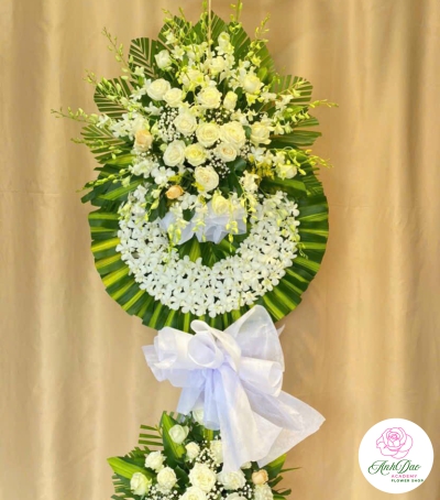 Hoa Tươi Chia Buồn - Kệ Hoa Đẹp HCB-0011