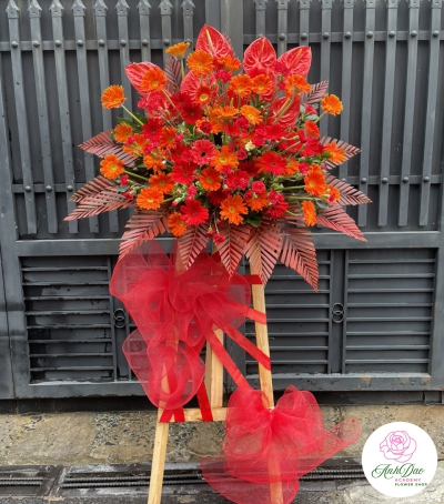 Kệ Hoa Tươi Chúc Mừng - Hoa Tươi Đẹp KHT-0202