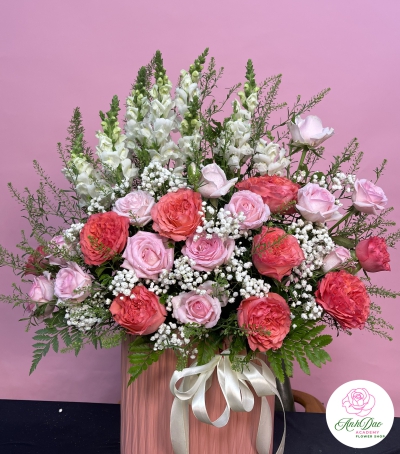 Giỏ Hoa Tươi Chúc Mừng - 08