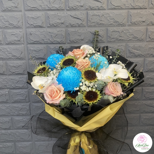 Bó Hoa Chúc Mừng HCM-0004