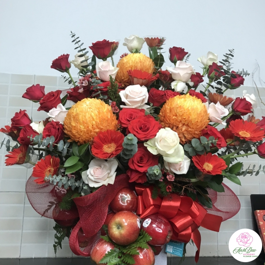 Giỏ Hoa Quả Trái Cây - Giỏ Hoa Xinh HX-0022