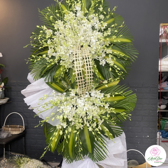 Hoa Tươi Chia Buồn - Kệ Hoa Đẹp HCB-0004