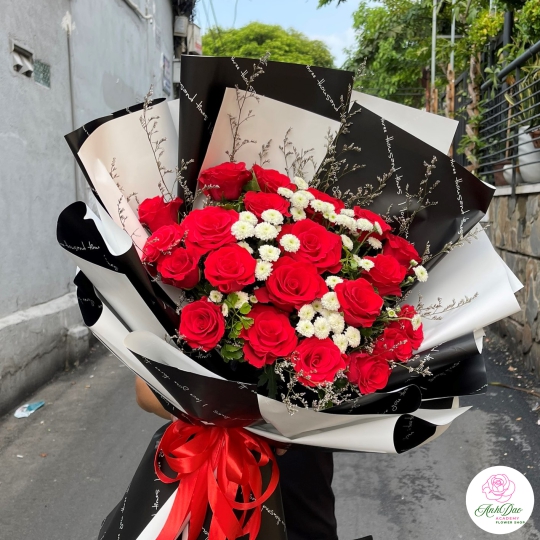 Bó Hoa Hồng Tình Yêu - Bó Hoa Tươi HTY-0128