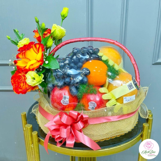 Giỏ Hoa Quả Trái Cây - Giỏ Quà Xinh HX-0007