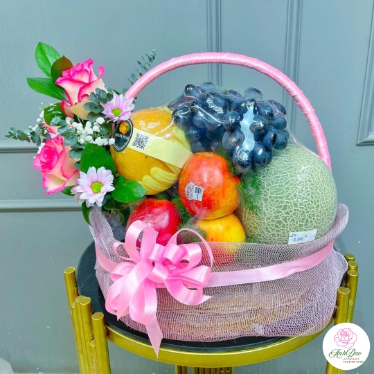 Giỏ Hoa Quả Trái Cây - Giỏ Quà Xinh HX-0009
