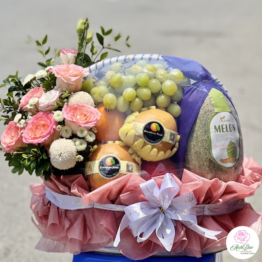 Giỏ Hoa Quả Trái Cây - Giỏ Quà Xinh HX-0010