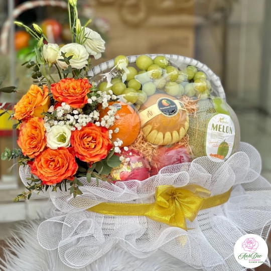 Giỏ Hoa Quả Trái Cây - Giỏ Quà Xinh HX-0011