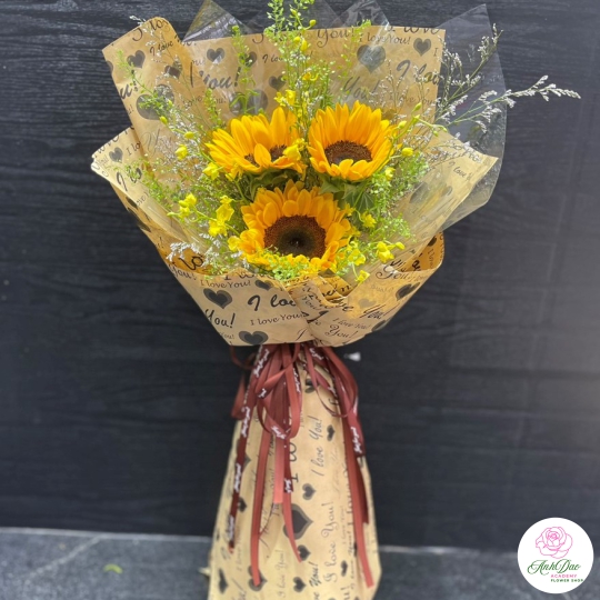 Bó Hoa Hướng Dương Chúc Mừng Tốt Nghiệp HHH-0002