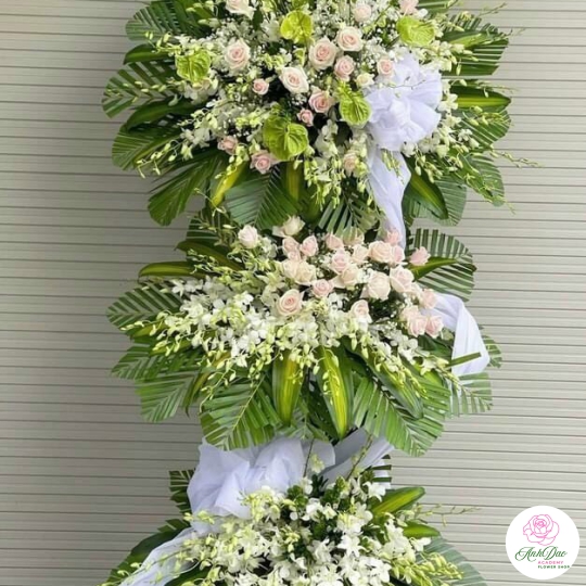 Hoa Tươi Chia Buồn - Kệ Hoa Đẹp HCB-0007