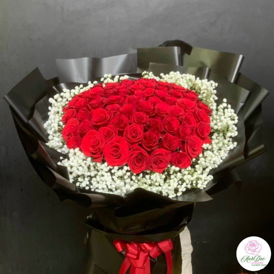 Bó Hoa Hồng Tình Yêu - Bó Hoa Tươi HTY-0023