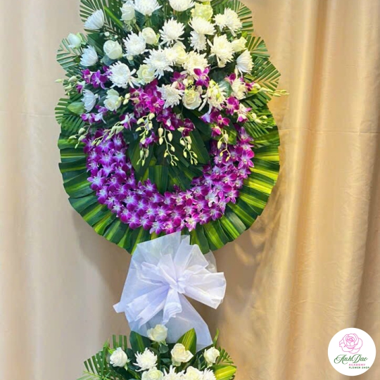 Hoa Tươi Chia Buồn - Kệ Hoa Đẹp HCB-0013