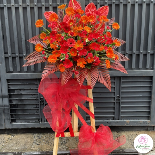 Kệ Hoa Tươi Chúc Mừng - Hoa Tươi Đẹp KHT-0202