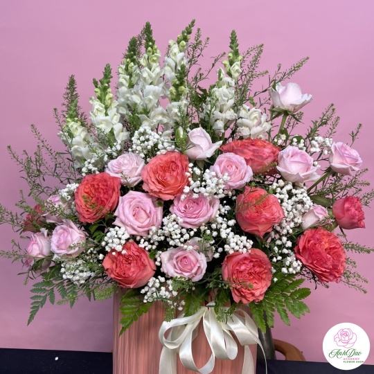 Giỏ Hoa Tươi Chúc Mừng - 08